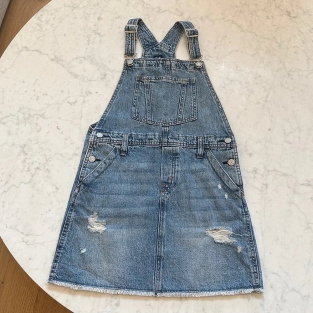 Gap Kids Denim Overall Dress Girls Size 10/11